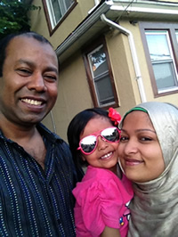 Nazma Akhter and Aslam Hossain